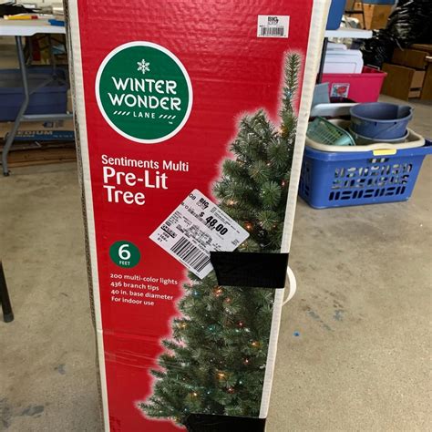 4' Yuletide Green Pre-Lit <strong>Artificial Christmas Tree with Multicolor Lights</strong>. . Winter wonder lane christmas tree
